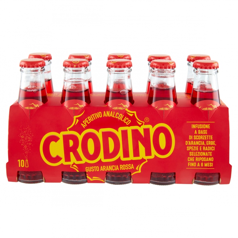 CRODINO GUSTO ARANCIA ROSSA 10 X 10 CL