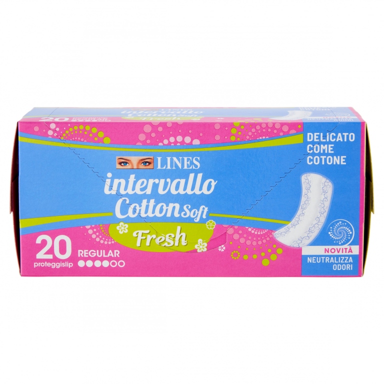 ASS.LINES INTERVALLO FRESH COTTON DIST.X20 P.SLIP