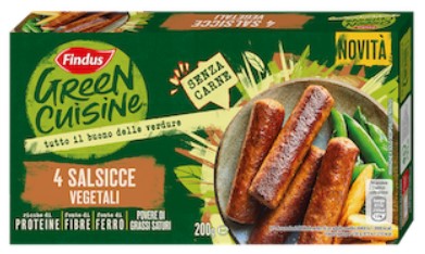 4 SALSICCE VEGETALI FINDUS G200