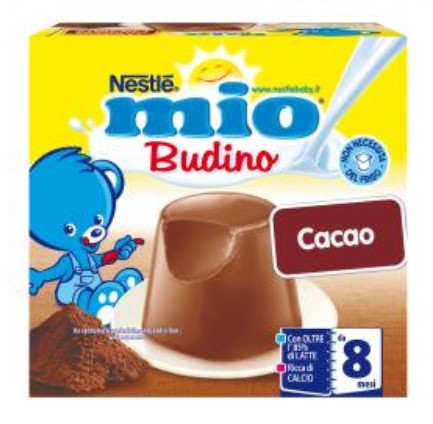 NESTLE MIO MERENDA AL LATTE CACAO DA 8 MESI 4 VASETTI PLASTICA 100G