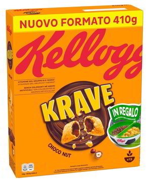 KELLOGG'S CHOCO KRAVE GR410/DARK