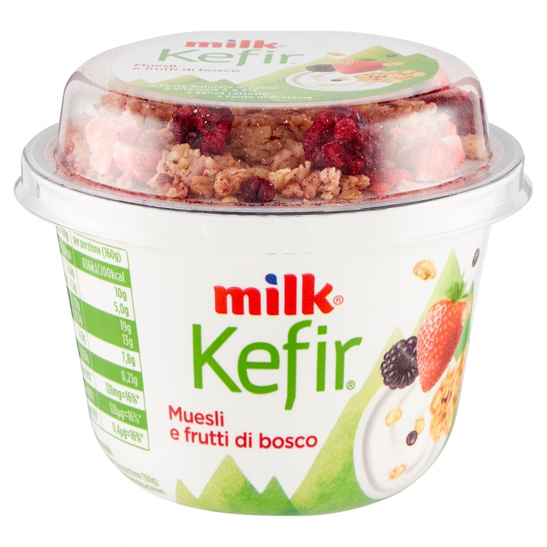 MILK KEFIR MUESLI E FRUTTI DI BOSCO 160 G