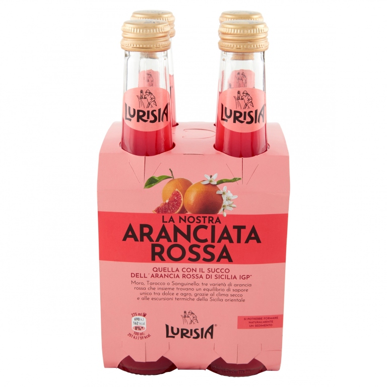 LURISIA LA NOSTRA ARANCIATA ROSSA 4 X 275 ML