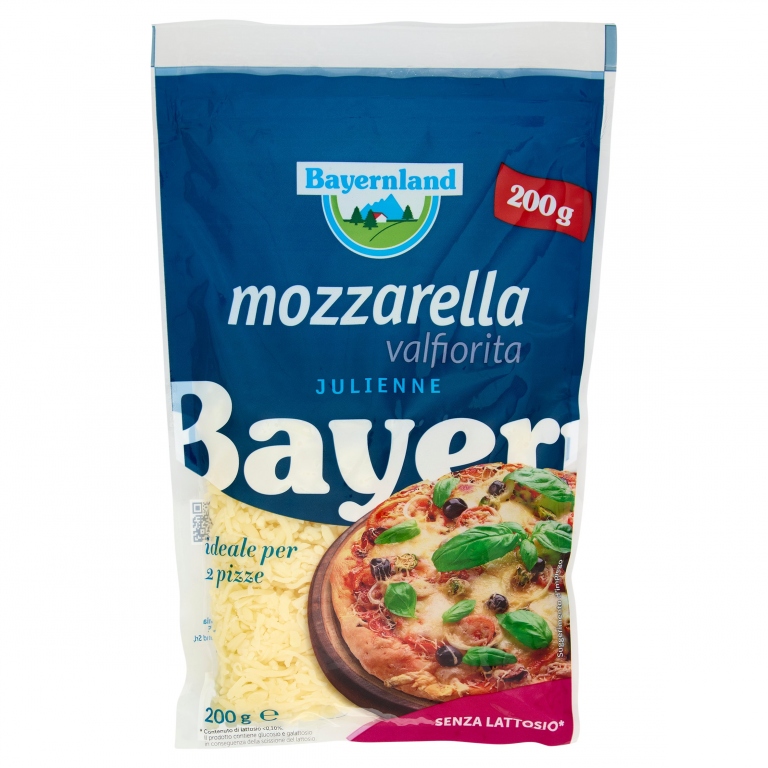 BAYERNLAND MOZZARELLA VALFIORITA JULIENNE 200 G