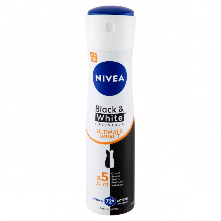 DEO NIVEA SPRAY BLACK&WHITE ULTIMATE ML.150