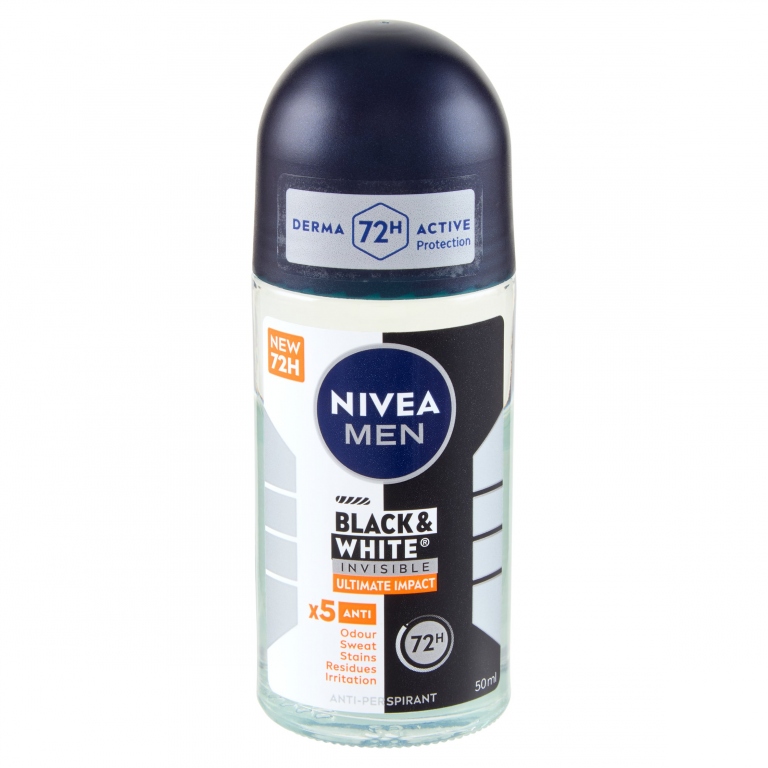 DEO NIVEA ROLL-ON BLACK&WHITE INVIS.ULTIMATE ML.50