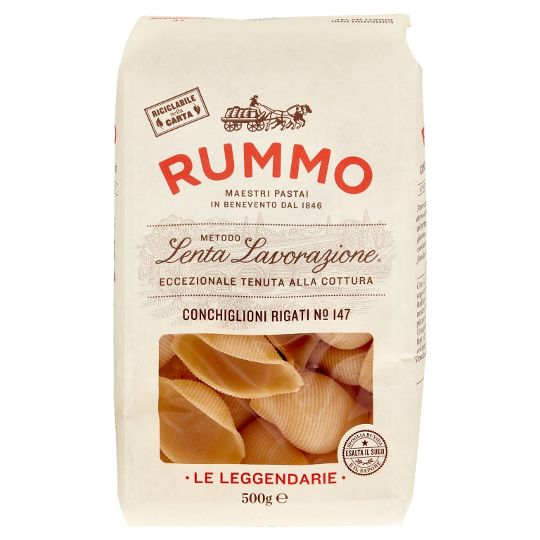 PASTA RUMMO SPEC.N.147 CONCHIGLIONI RIG.GR.500    