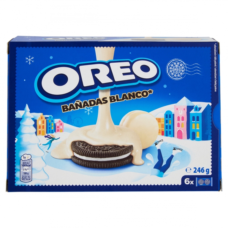 BISC. OREO BANADAS WHITE GR.246