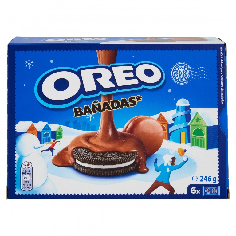 BISC. OREO BANADAS CHOCO GR.246