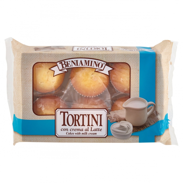 TORTINI BENIAMINO CREMA LATTE GR.250