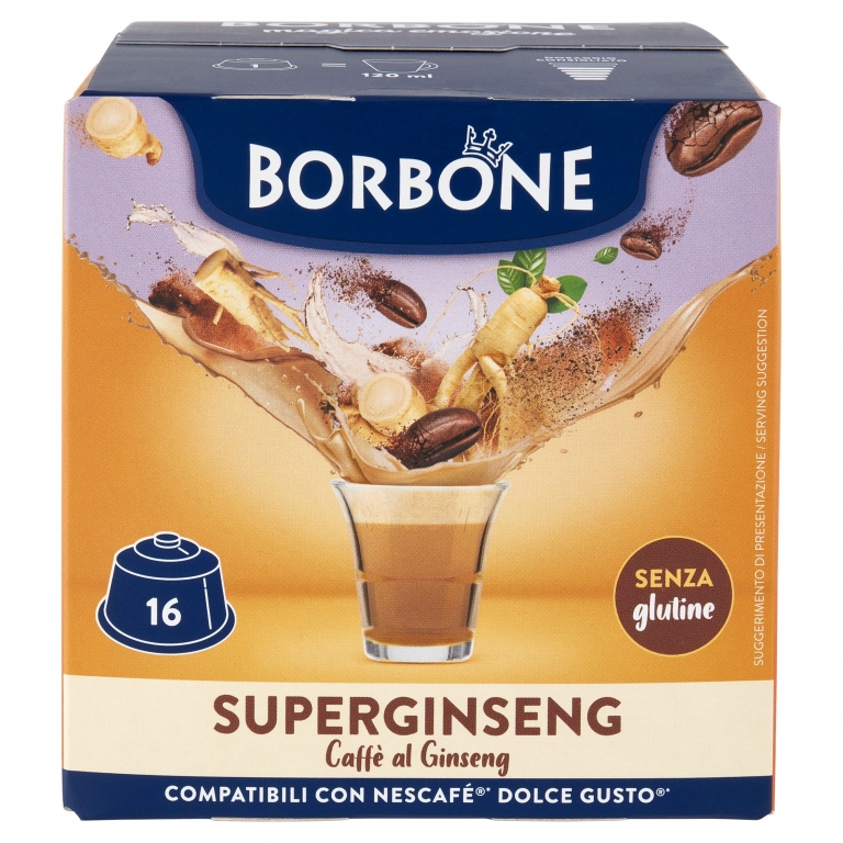 BORBONE DOLCEG.GINSENG X16 CAPS