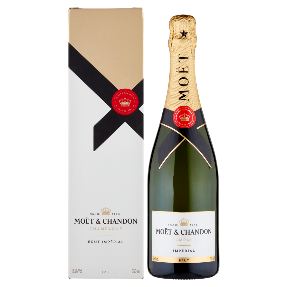 CHAMPAGNE MOET & CHANDON IMPE'RIAL BRUT CL.75 CON ASTUCCIO