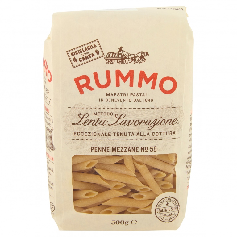 PASTA RUMMO N.58 PENNE MEZZANE GR.500             
