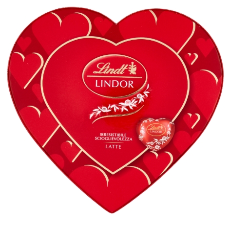 LINDT CUORE LINDOR LATTE SCATOLA GR.96            
