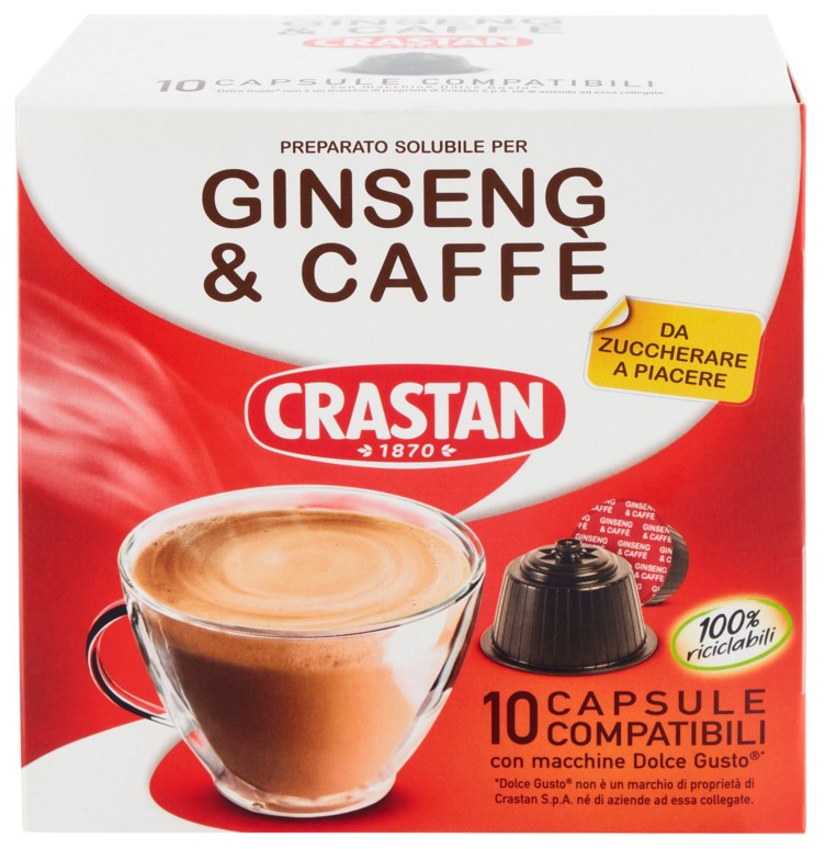 CRASTAN GINSENG&CAFFE'CAPS X10PZ DOLCEGUSTO       