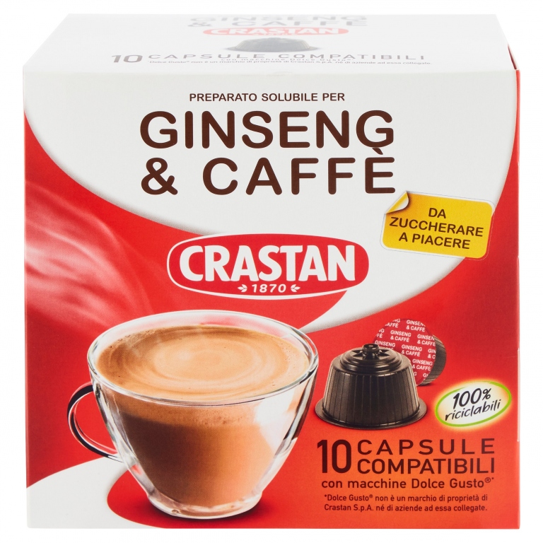 CRASTAN GINSENG&CAFFE'CAPS X10PZ DOLCEGUSTO       