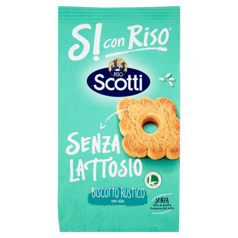 RISO SCOTTI SI CON RISO SENZA LATTOSIO RUSTICO CON RIS O 350 G