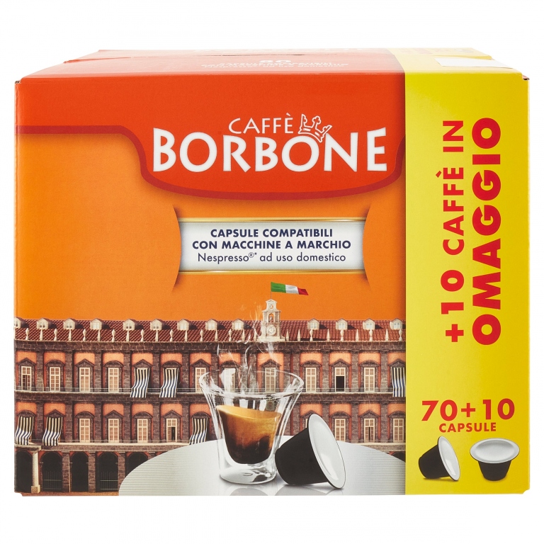 CAFFE' BORBONE COMP.NESPR.DECISA X70PZ+10 OM.     