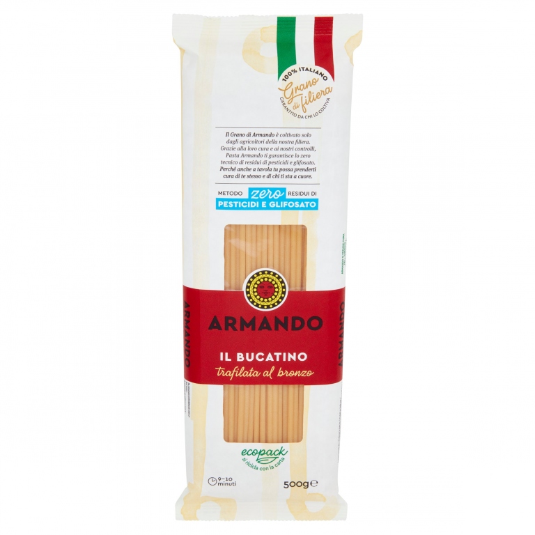 PASTA ARMANDO IL BUCATINO TRAFILATO AL BRONZO GR.500
