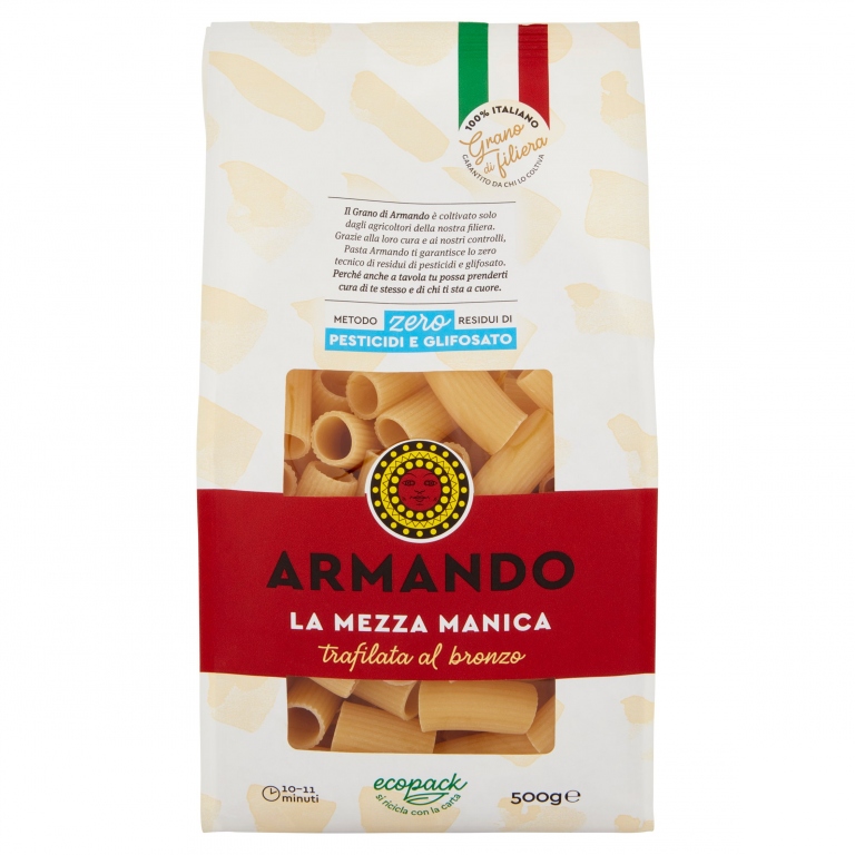 PASTA ARMANDO LA MEZZA MANICA TRAFILATA AL BRONZO GR.500