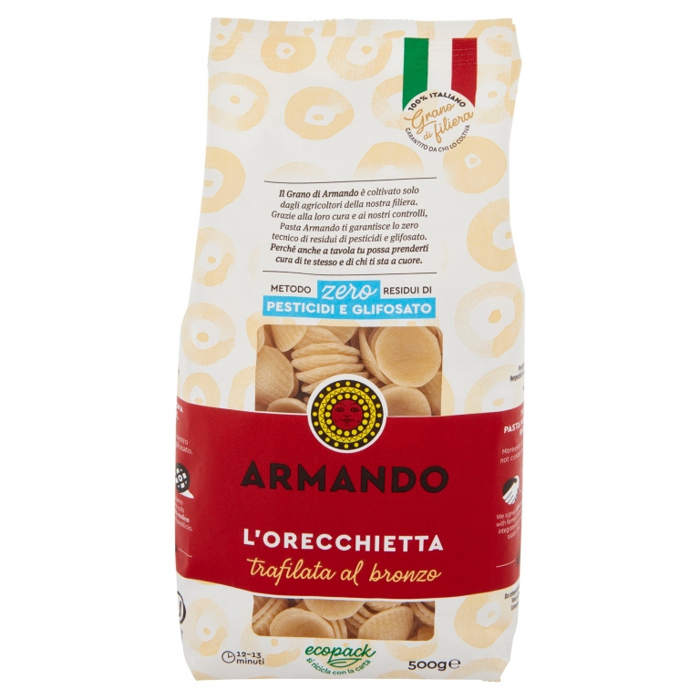 PASTA ARMANDO L'ORECCHIETTA TRAFILATA AL BRONZO GR.500