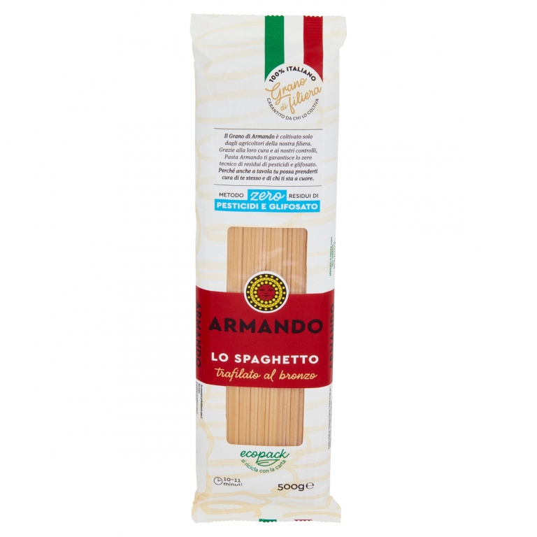 PASTA ARMANDO LO SPAGHETTO TRAFILATO AL BRONZO GR.500