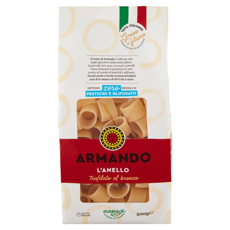 PASTA ARMANDO L'ANELLO TRAFILATO AL BRONZO GR.500