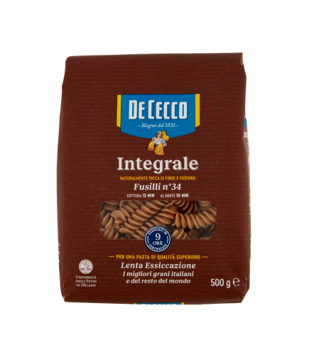 PASTA DE CECCO INTEGR.FUSILLI N34 G500