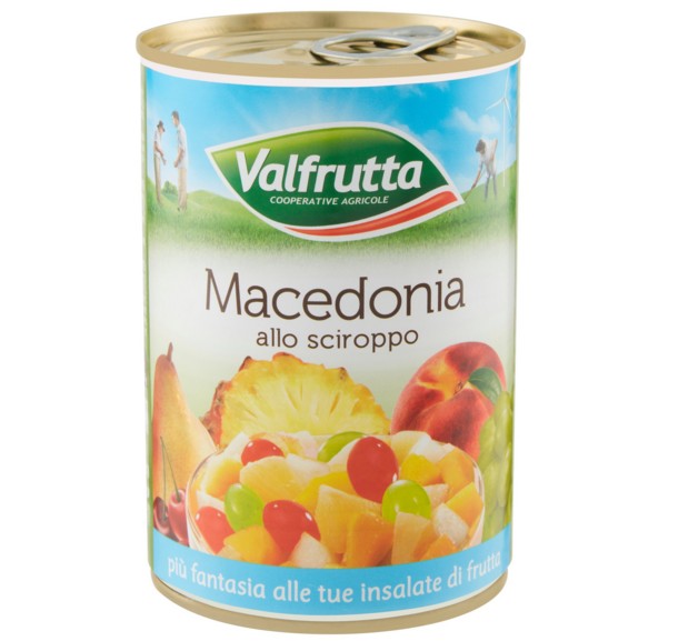 VALFRUTTA MACEDONIA ALLO SCIROPPO 411 G