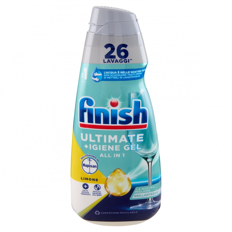 FINISH GEL QUANTUM LIMONE 560ML.