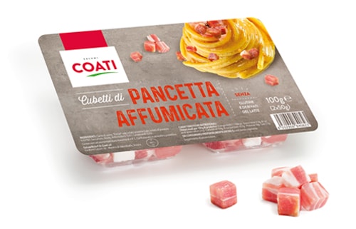 PANCETTA CUBETTI COATI AFFUMICATA GR.50X2