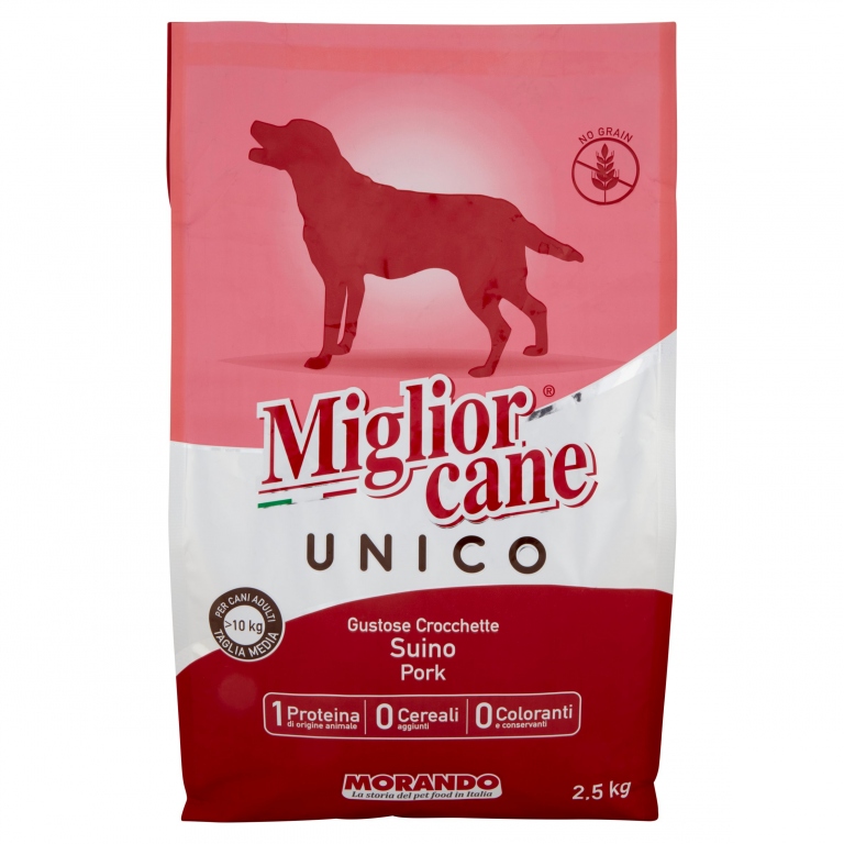 MORANDO CANE UNICO CROCCANTINI SUINO KG.2,5