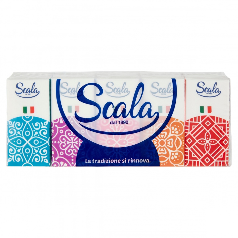 SCALA FAZZOLETTI 10 PACCHETTI