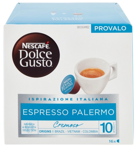 NESCAFE DOLCE GUSTO ESPRESSO PALERM CAFFE ESPRESSO 16 CAPSULE (16 TAZZE)