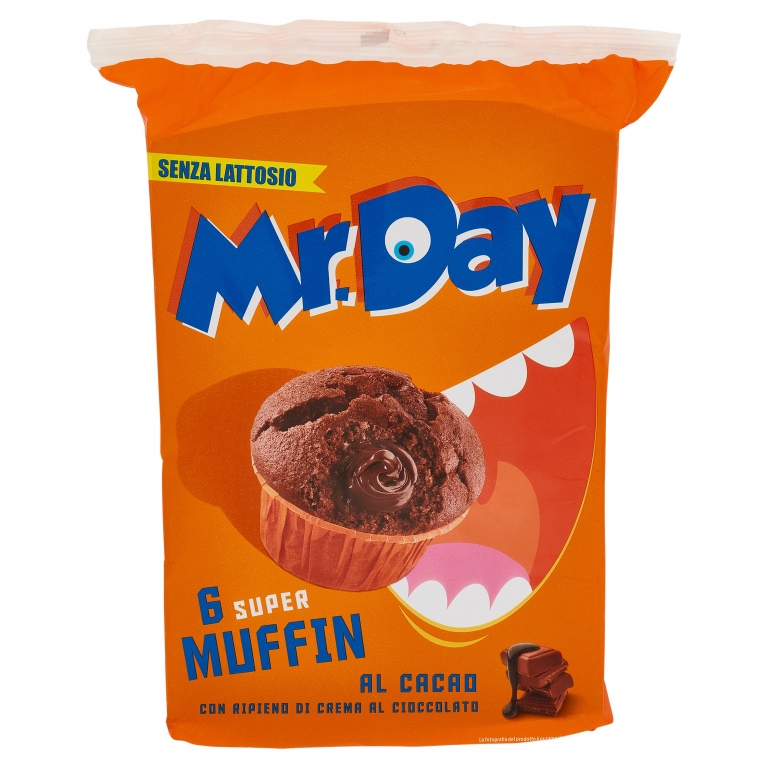 MUFFIN MR DAY CIOCCOL.GR.300 S/LATTOSIO           