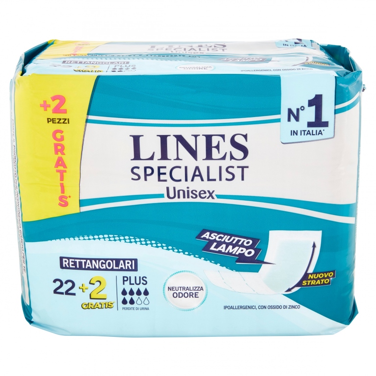 LINES SPECIALIST RETTANGOLARE PLUS X22+2