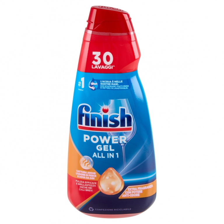FINISH ALL IN 1 MAX POWER GEL 3X TRAPPOLA ANTI ODORE   ML.600