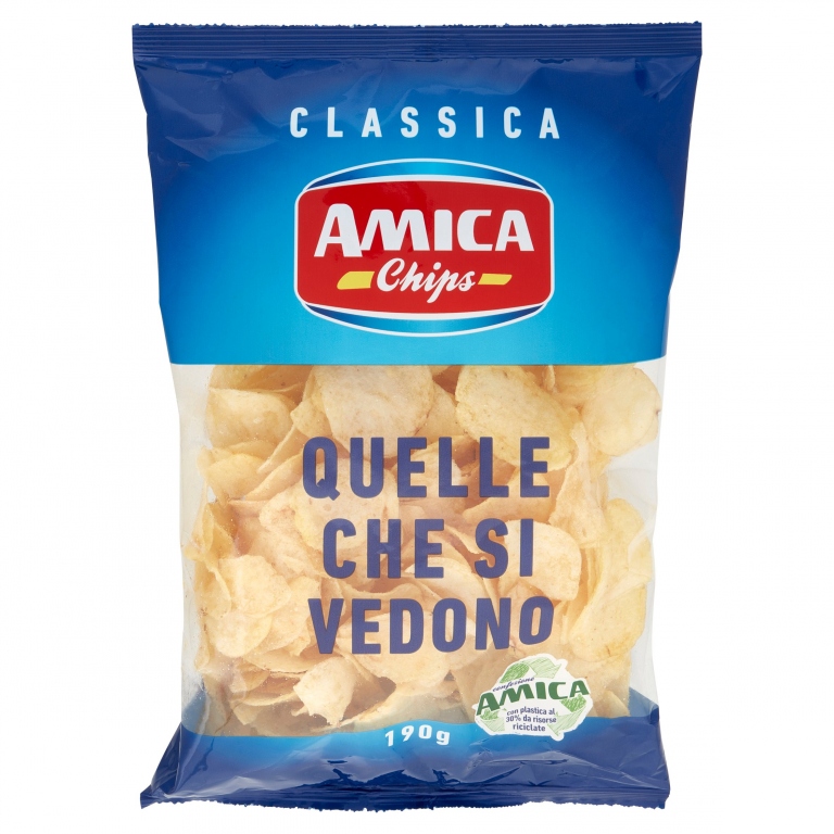 PATATINE AMICA CHIPS GR.190 QUELLE CHE SI VEDONO