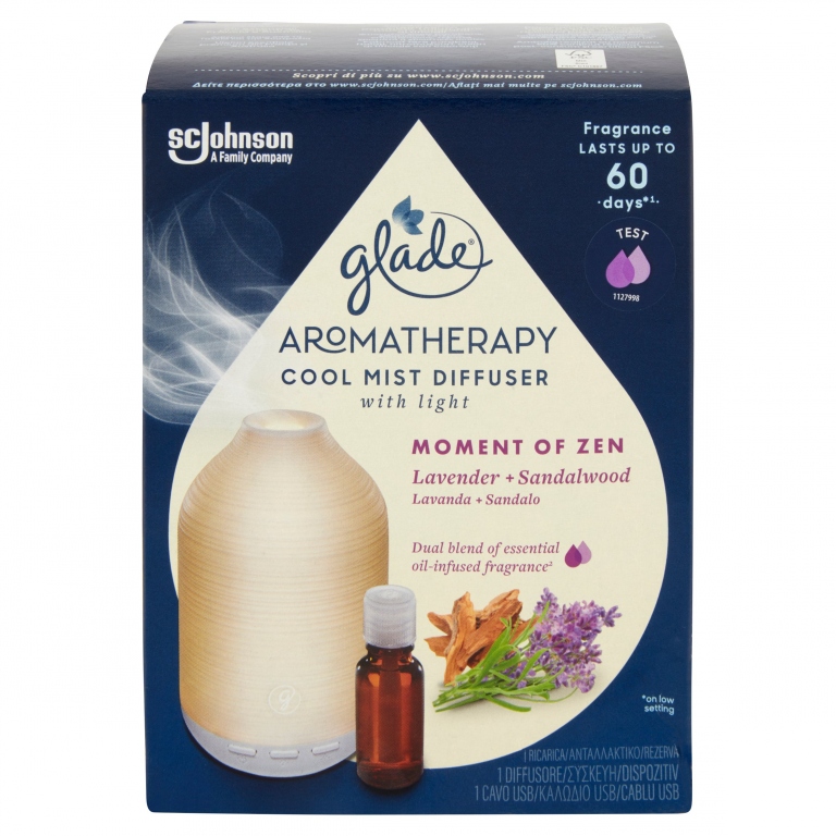 DEO GLADE AROMATHERAPY DIFFUSORE OLI MOMENT OF ZEN