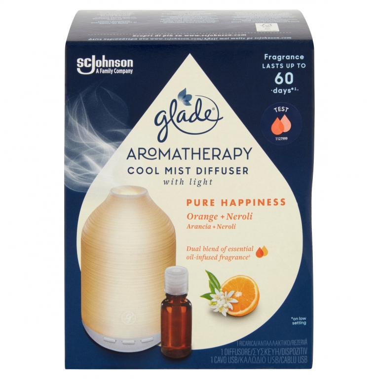DEO GLADE AROMATHERAPY DIFFUSORE OLI PURE HAPPINES
