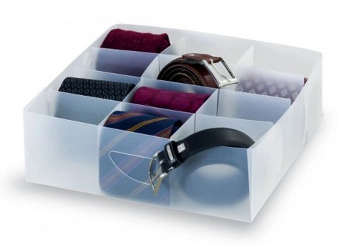 DOMOLIVING DIVISORE CASSETTI 12 SCOMPARTI