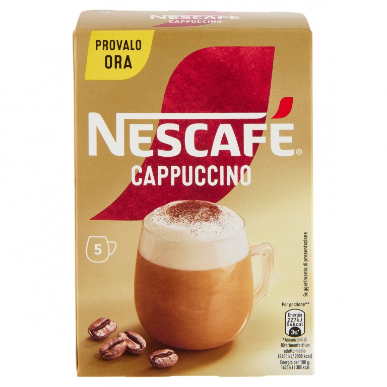 NESCAFE' CAPPUCCINO NESTLE' GR.70(GR.14X5BS)      