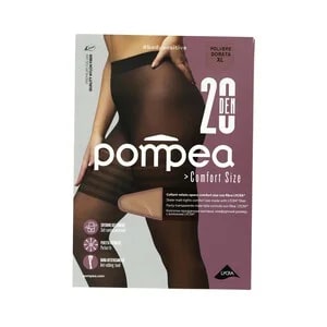 POMPEA COLLANT 20 COMFORT SIZE POLVERE DORATA XXL