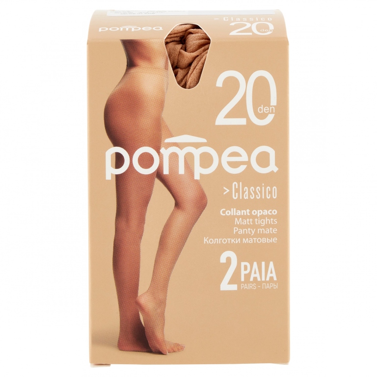 POMPEA COLLANT CLASSICO 20X2 POLVERE DORATA 3/4 M