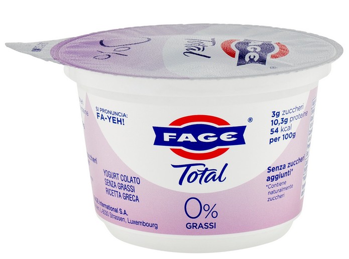 FAGE TOTAL 0% GRASSI 150 G
