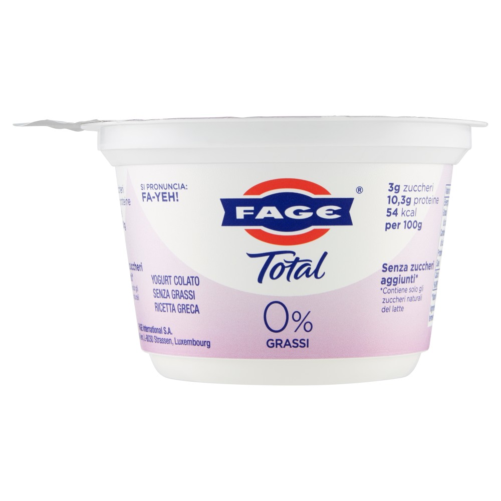 FAGE TOTAL 0% GRASSI 450 G