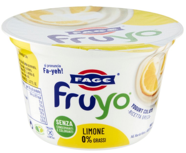 FAGE FRUYO LIMONE 0% GRASSI 150 G
