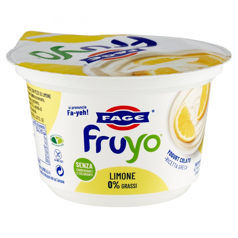 FAGE FRUYO LIMONE 0% GRASSI 150 G
