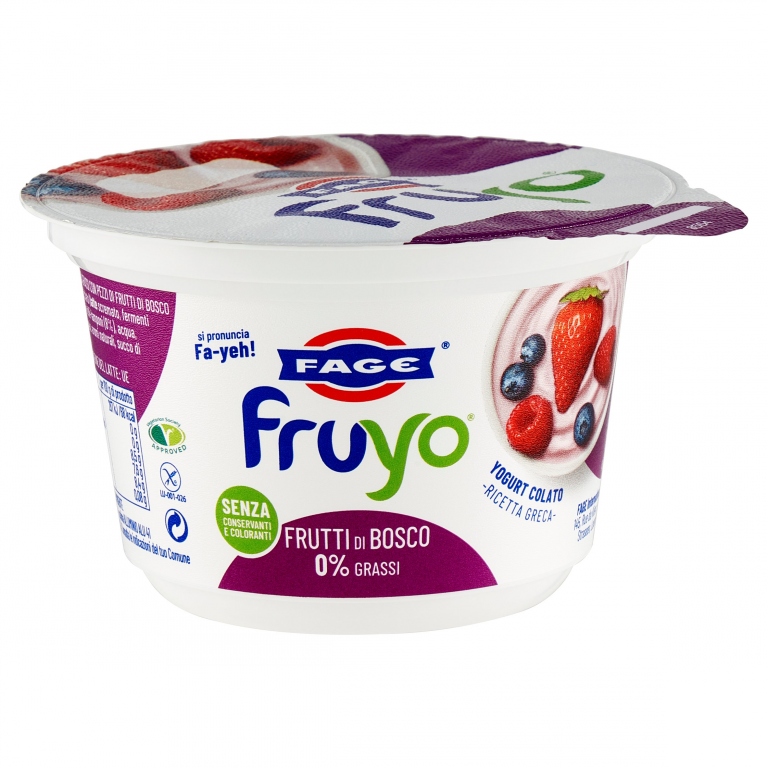 FAGE FRUYO FRUTTI DI BOSCO 0% GRASSI 150 G