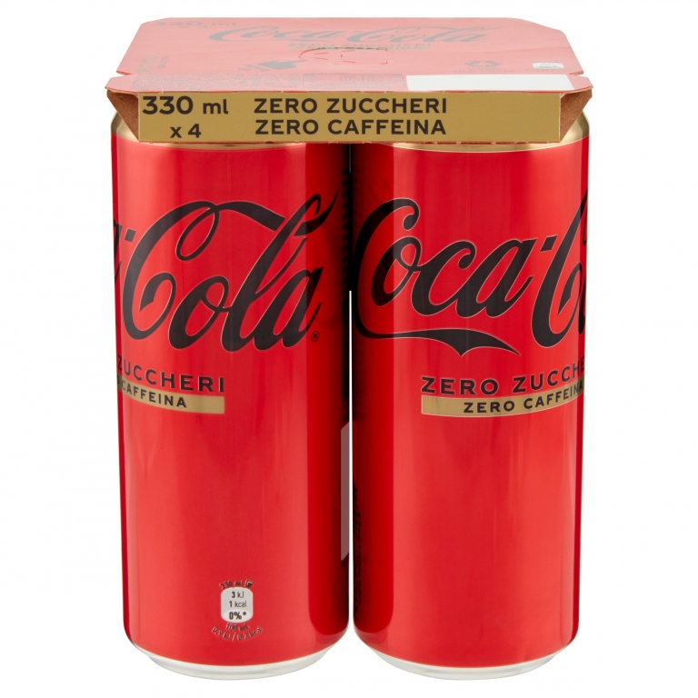 COCA COLA ZERO S/CAFF. LATTINA SLEEK CL33X24      